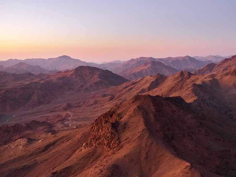Granite walls of St Catherine's Monastery at the foot of Mount Sinai